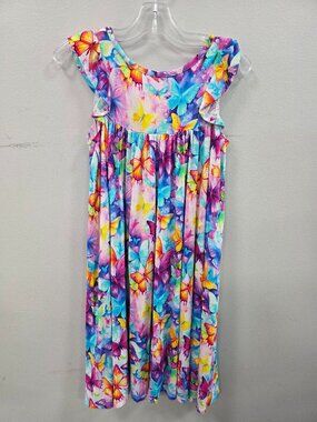 Colorful Butterflies Bamboo Nightgown